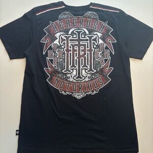 Headrush biker style Y2K skull shirt